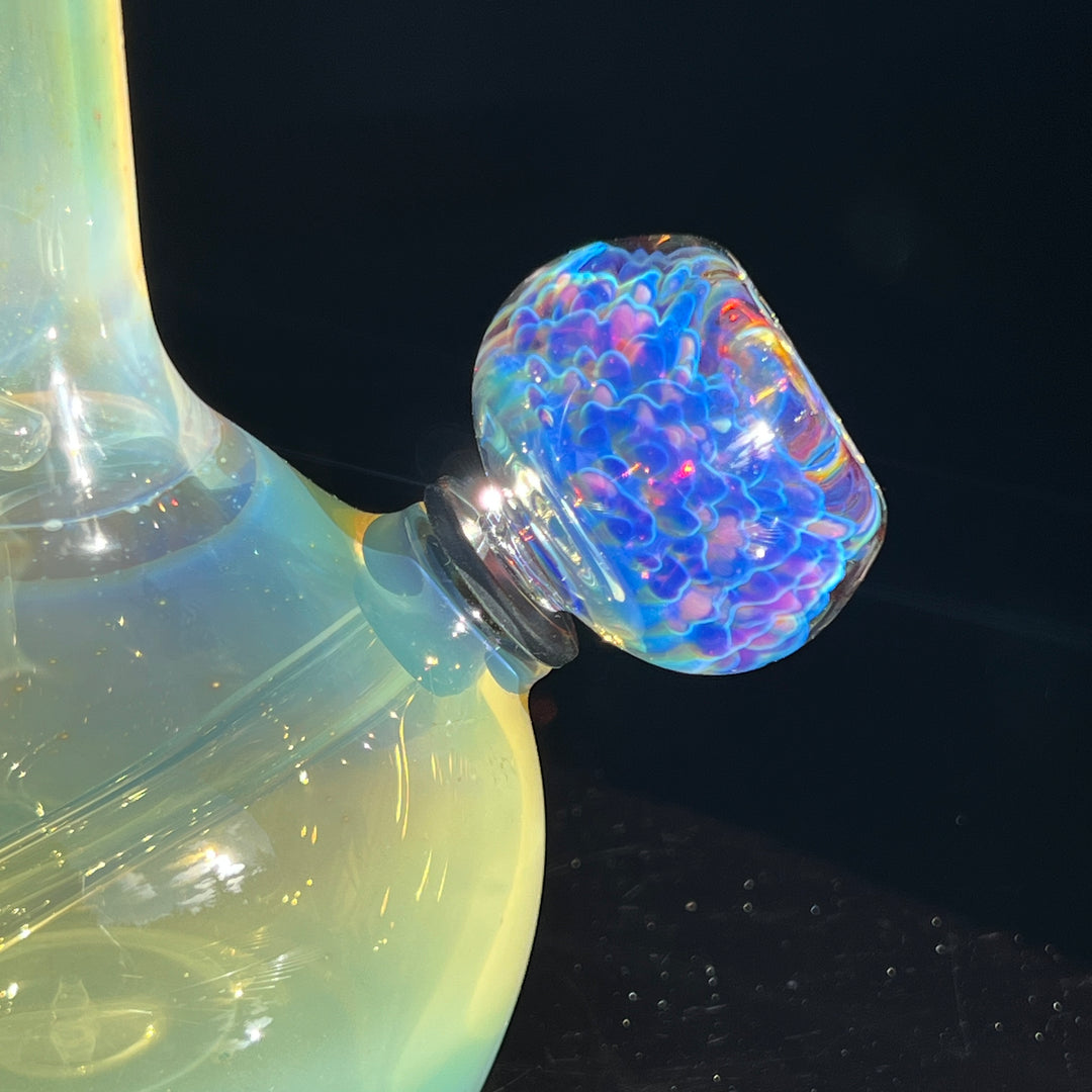 Heavy Silver Fumed Mini Bong Glass Pipe Tako Glass   