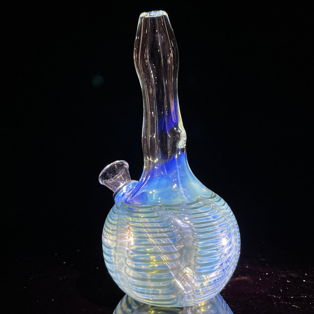 5" Silver Fumed Mini Bong Glass Pipe Mary Jane's Glass   