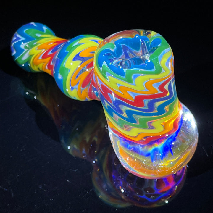 ISO Rainbow Hammer with Honeycomb Glass Pipe TG   