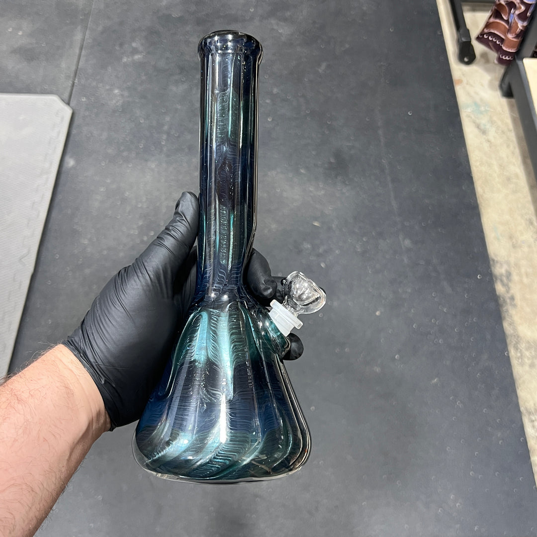 11" Sea Ice Beaker Bong Glass Pipe Mary Jane's Glass