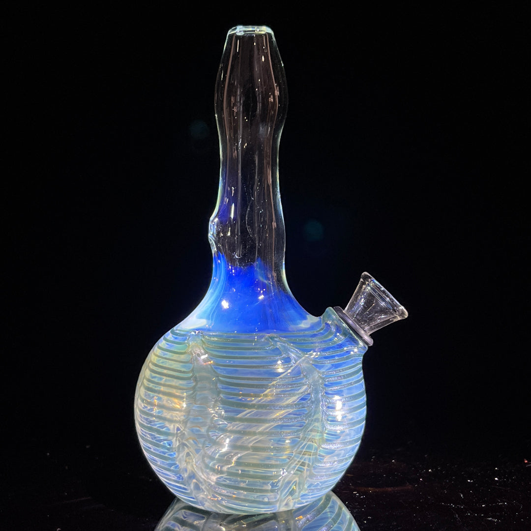 5" Silver Fumed Mini Bong Glass Pipe Mary Jane's Glass   