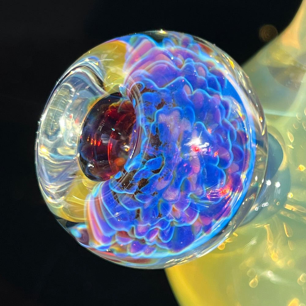 Heavy Silver Fumed Mini Bong Glass Pipe Tako Glass   