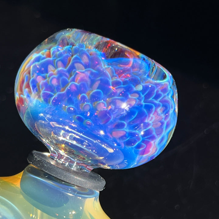 Heavy Silver Fumed Mini Bong Glass Pipe Tako Glass   