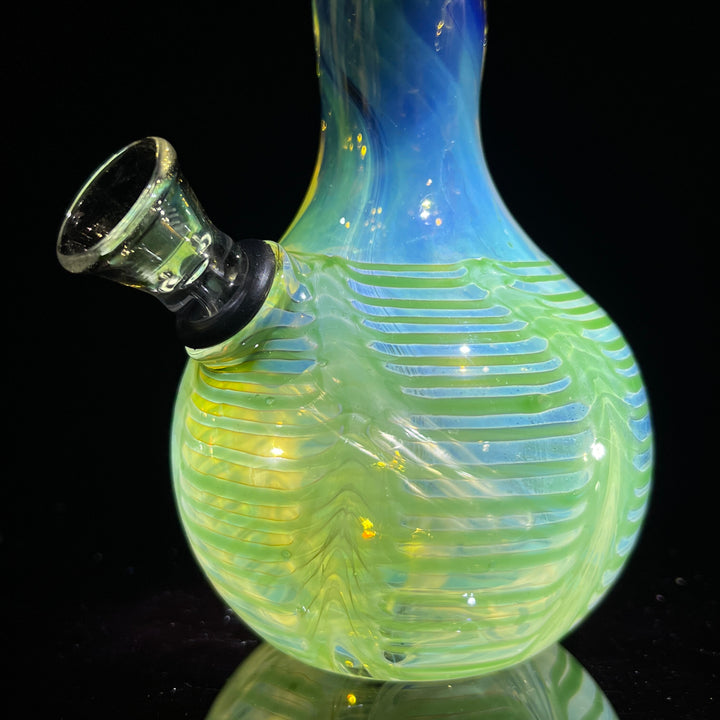 5" Silver Fumed Mini Bong Glass Pipe Mary Jane's Glass   