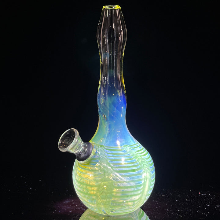 5" Silver Fumed Mini Bong Glass Pipe Mary Jane's Glass   