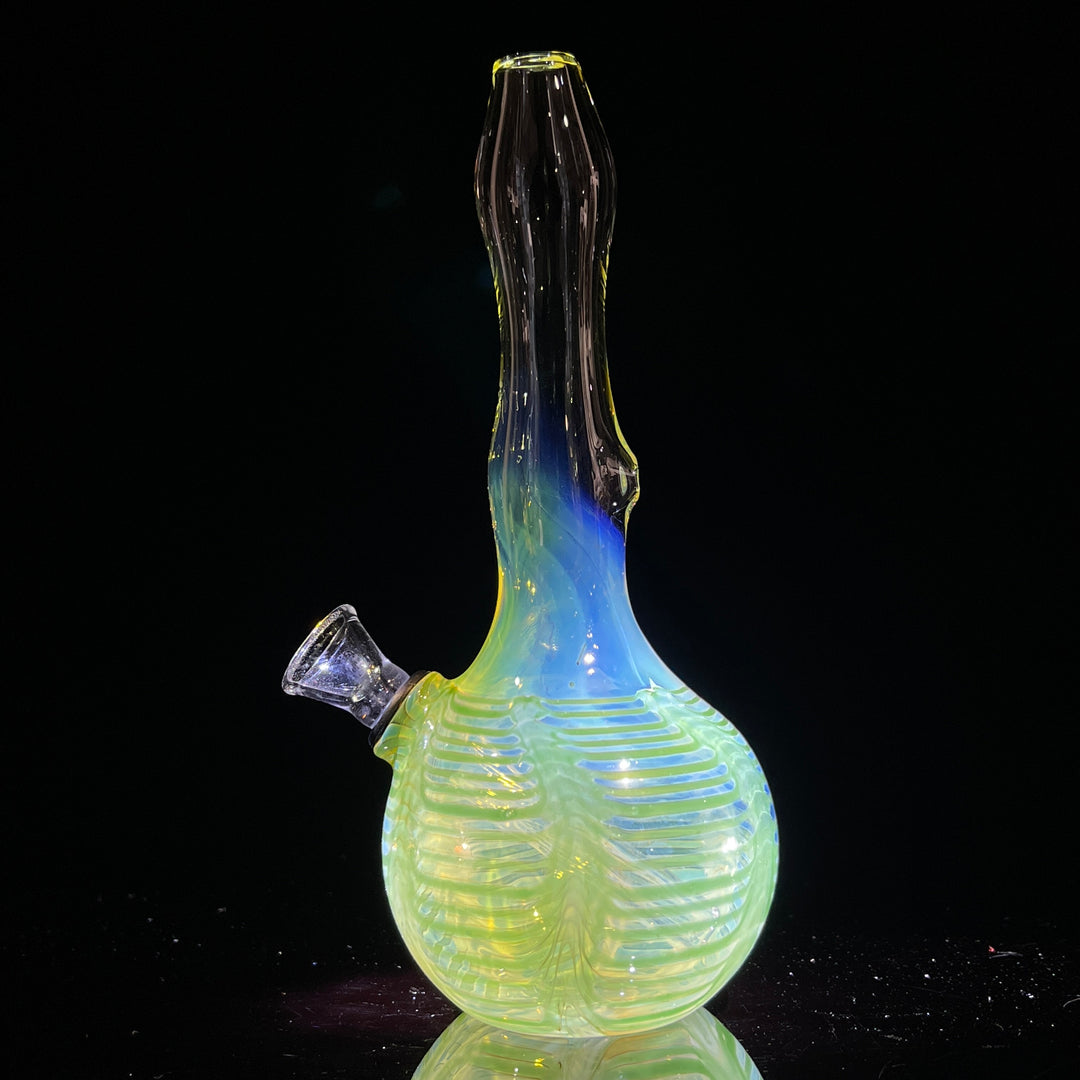 5" Silver Fumed Mini Bong Glass Pipe Mary Jane's Glass   