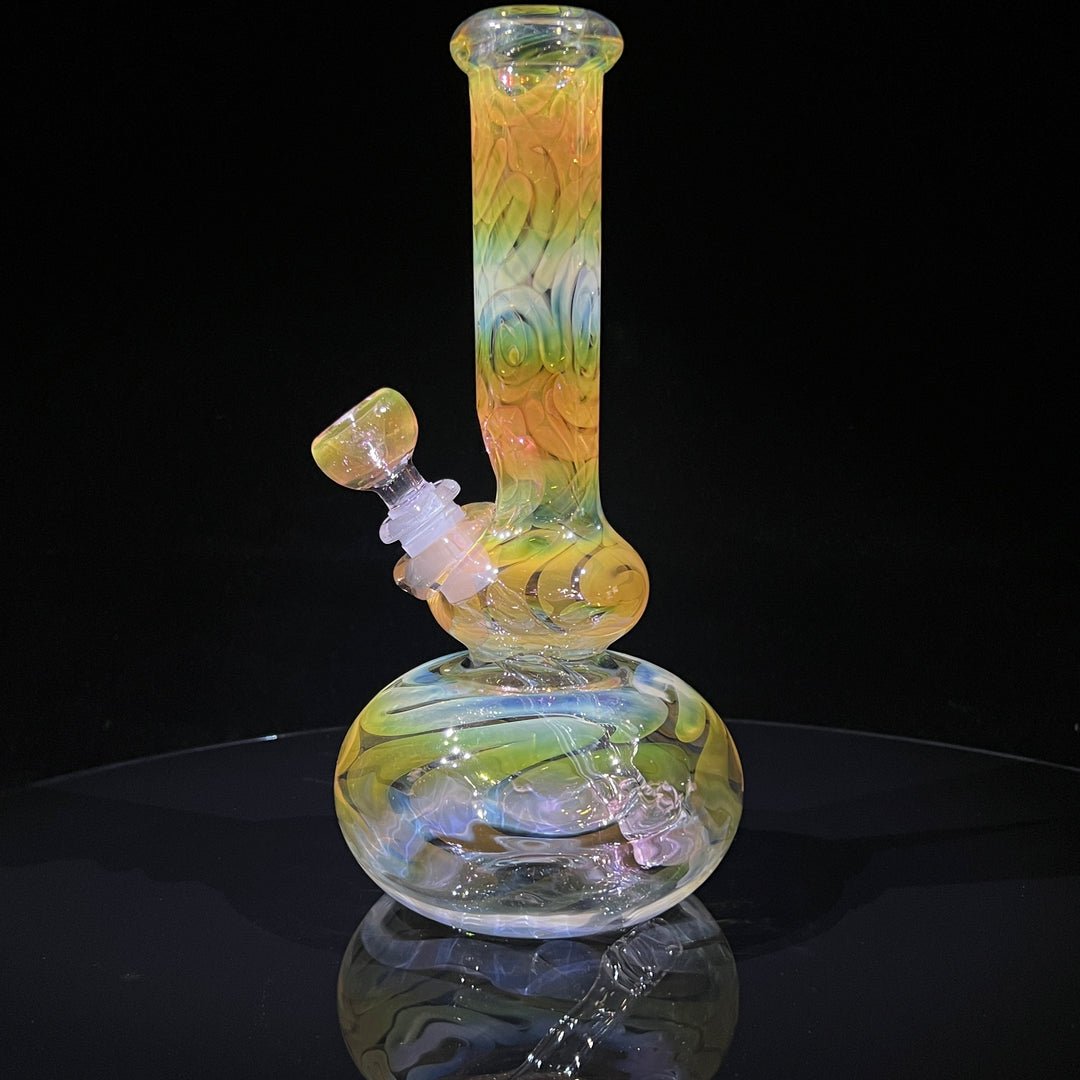 9.5" Fumed Double Bubble Bong Glass Pipe Mary Jane's Glass