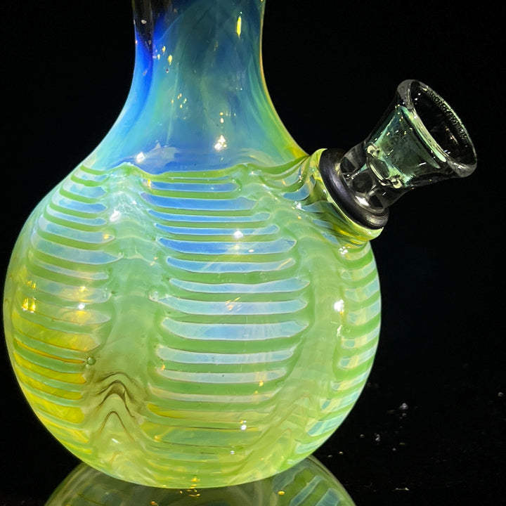 5" Silver Fumed Mini Bong Glass Pipe Mary Jane's Glass   