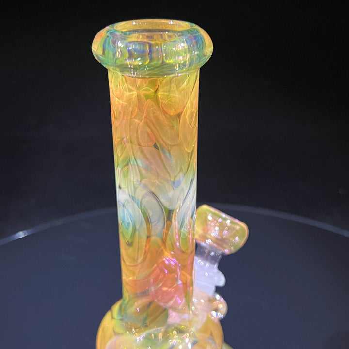 9.5" Fumed Double Bubble Bong Glass Pipe Mary Jane's Glass