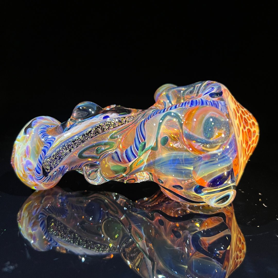 Molten Thick and Twisted Pipe Glass Pipe Molten Imagination   