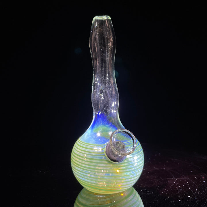 5" Silver Fumed Mini Bong Glass Pipe Mary Jane's Glass   