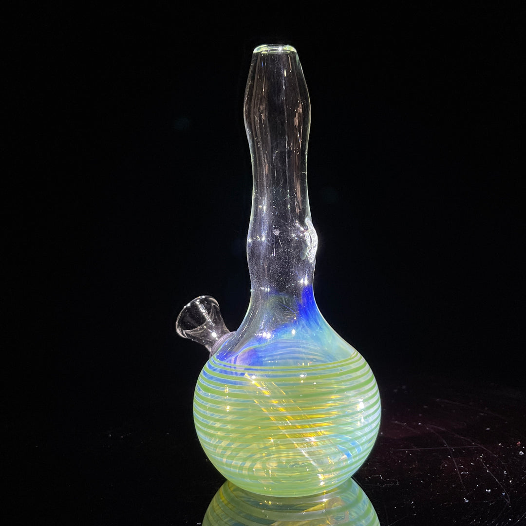 5" Silver Fumed Mini Bong Glass Pipe Mary Jane's Glass   