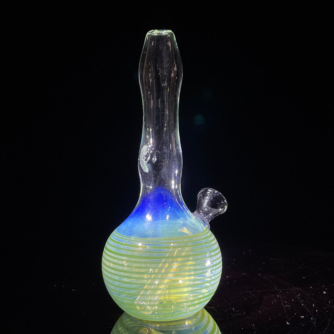 5" Silver Fumed Mini Bong Glass Pipe Mary Jane's Glass   