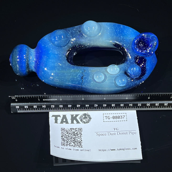 Space Dust Donut Pipe Glass Pipe TG