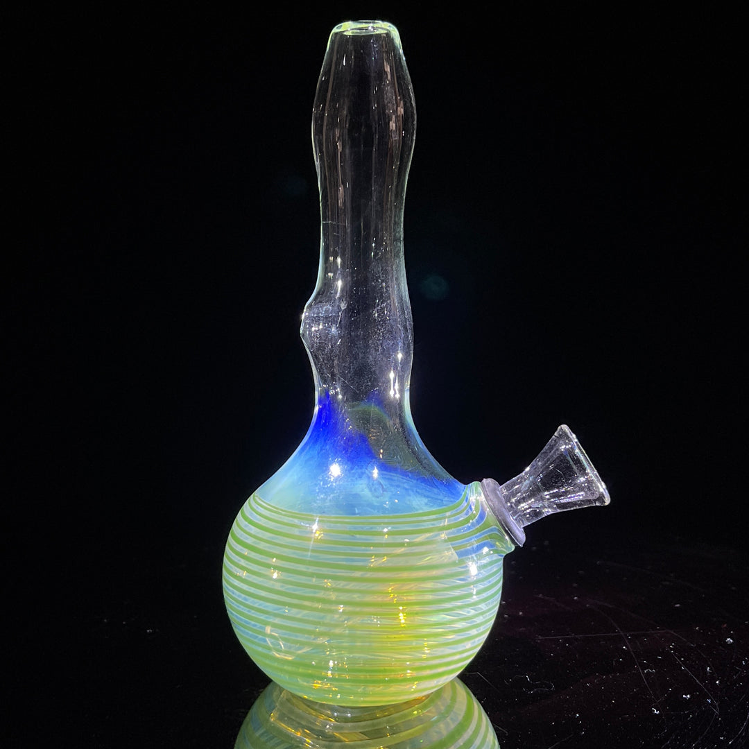 5" Silver Fumed Mini Bong Glass Pipe Mary Jane's Glass   