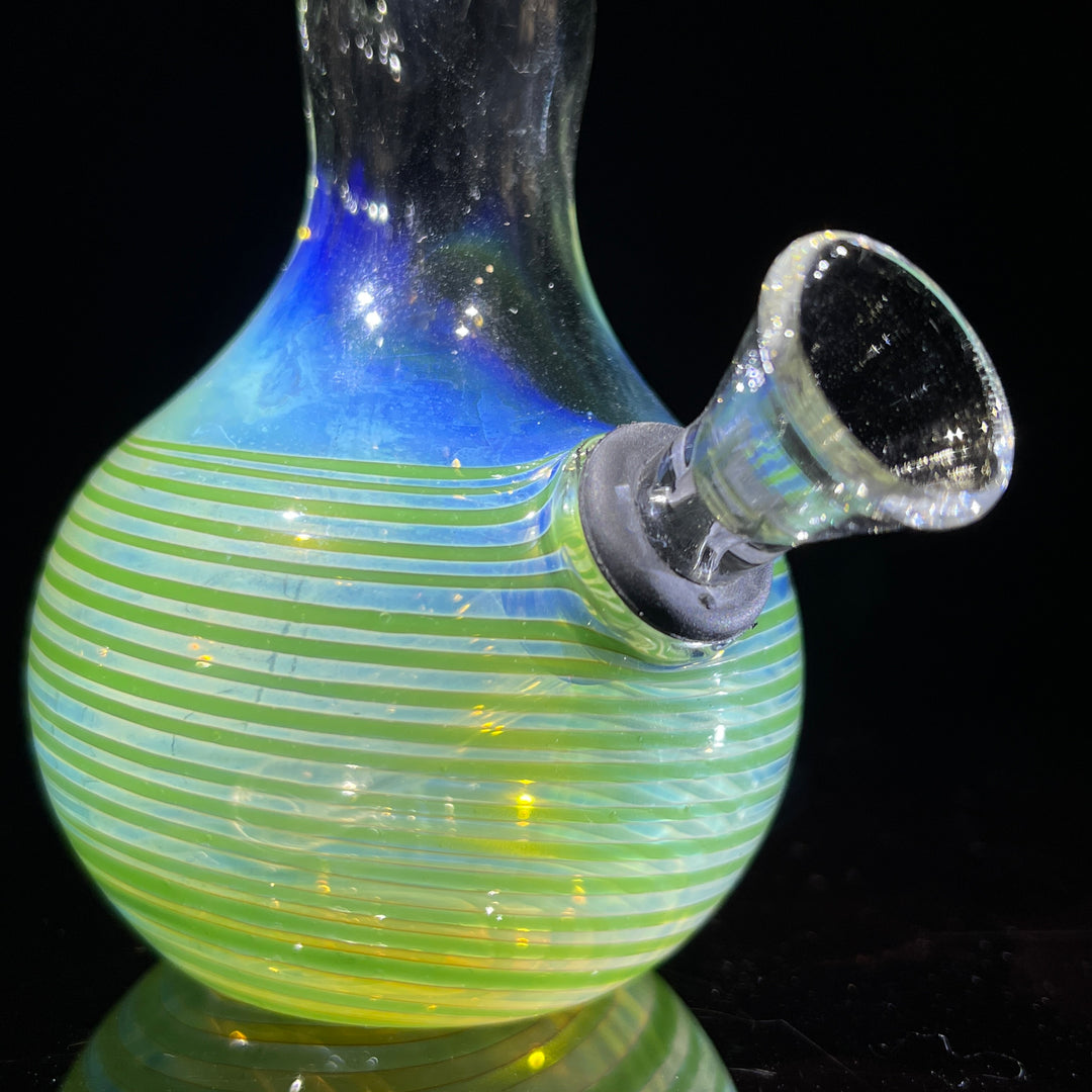 5" Silver Fumed Mini Bong Glass Pipe Mary Jane's Glass   