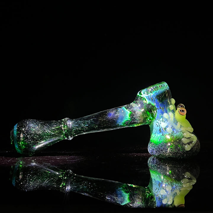 Exp Green Frog Bubbler Glass Pipe Beezy Glass   