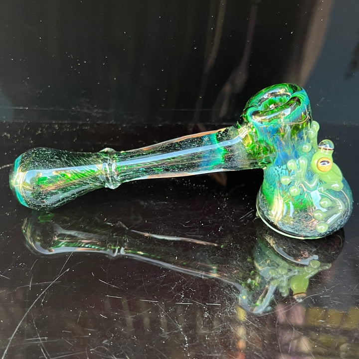 Exp Green Frog Bubbler Glass Pipe Beezy Glass   