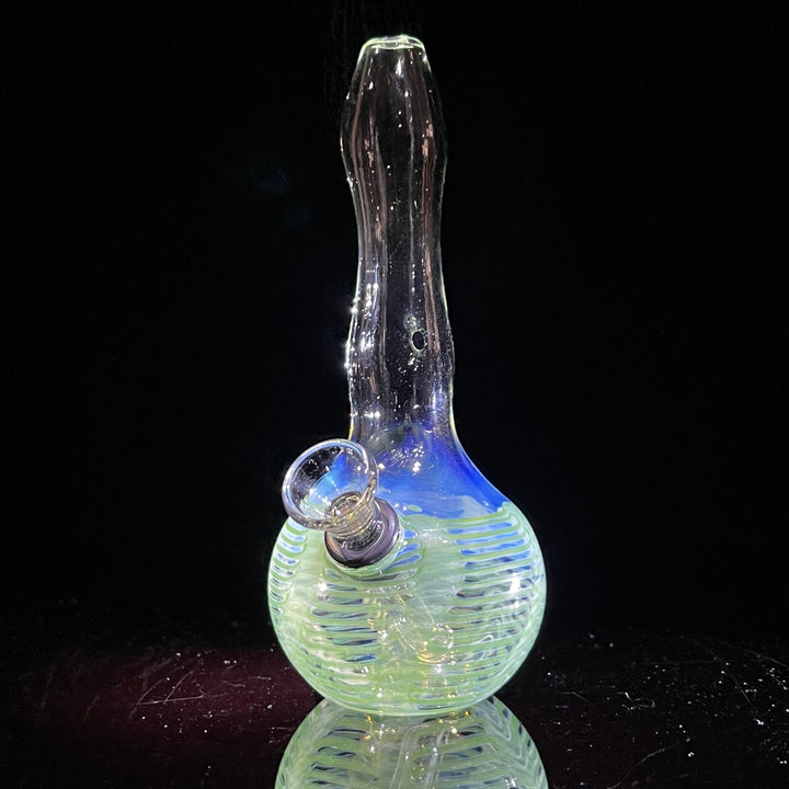 5" Silver Fumed Mini Bong Glass Pipe Mary Jane's Glass   