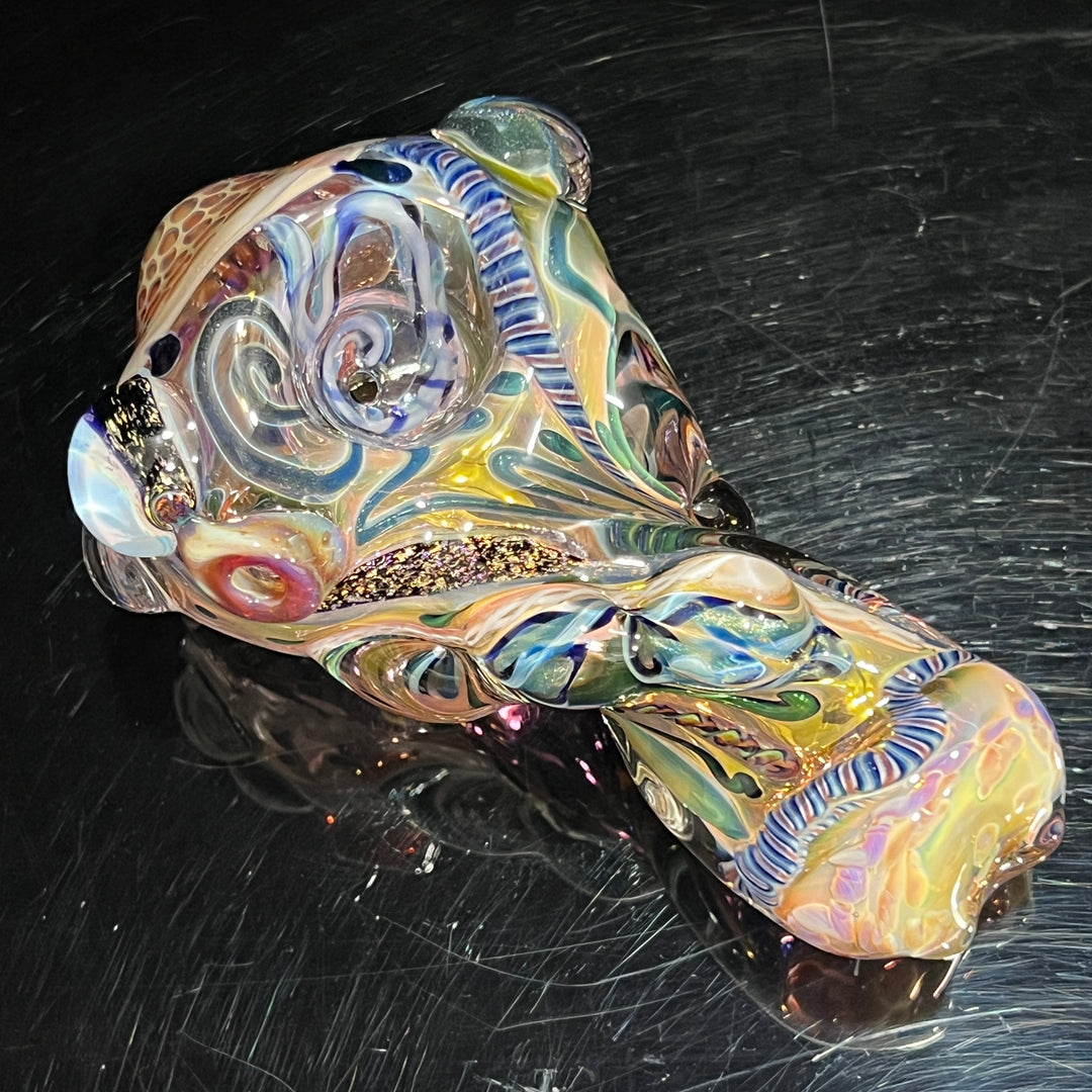 Molten Thick and Twisted Pipe Glass Pipe Molten Imagination   