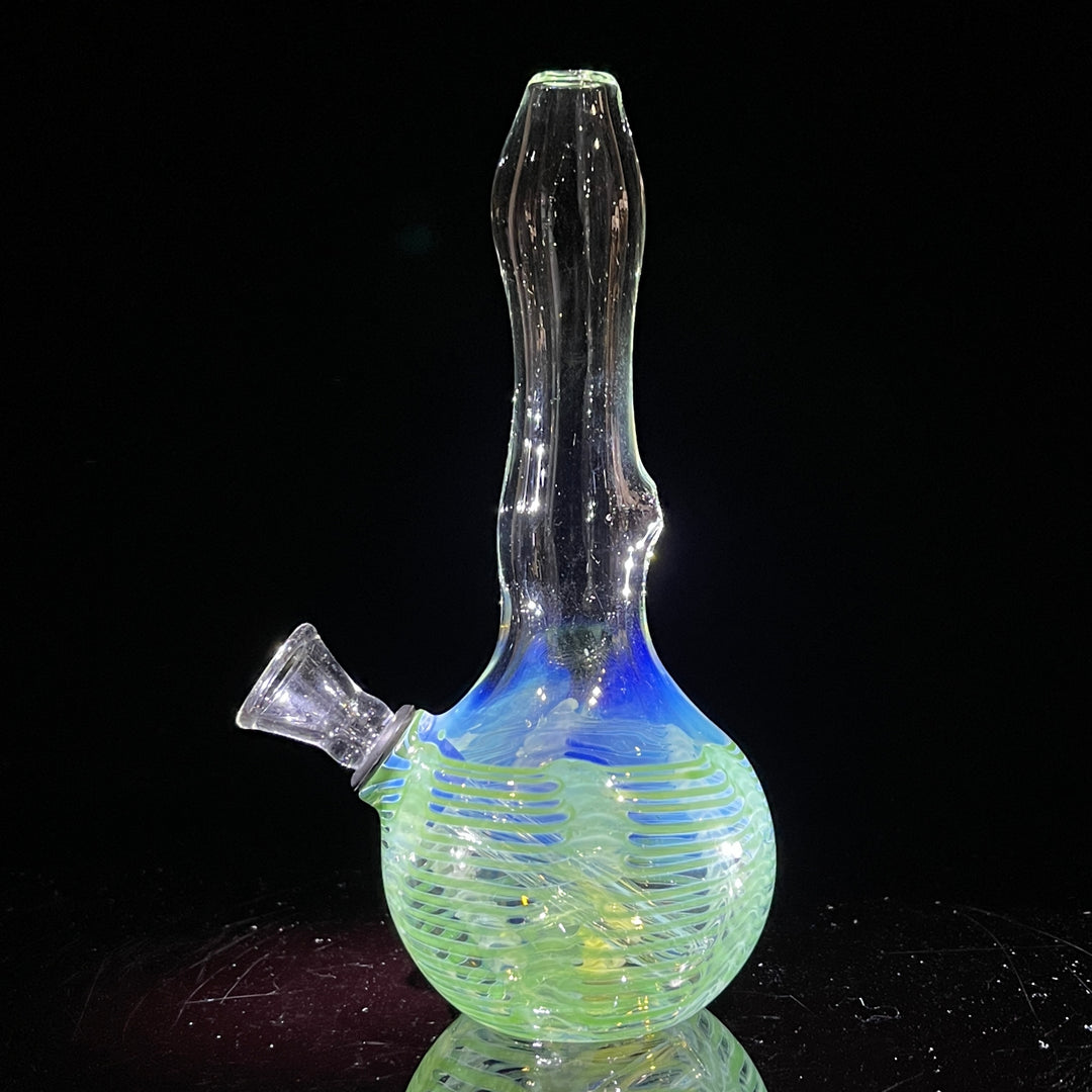 5" Silver Fumed Mini Bong Glass Pipe Mary Jane's Glass   