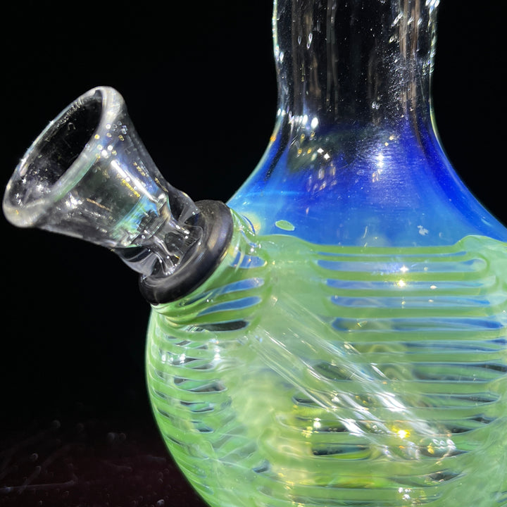 5" Silver Fumed Mini Bong Glass Pipe Mary Jane's Glass   