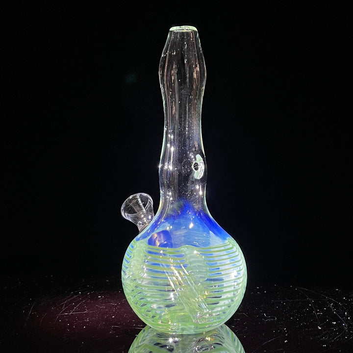 5" Silver Fumed Mini Bong Glass Pipe Mary Jane's Glass   