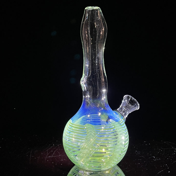 5" Silver Fumed Mini Bong Glass Pipe Mary Jane's Glass   