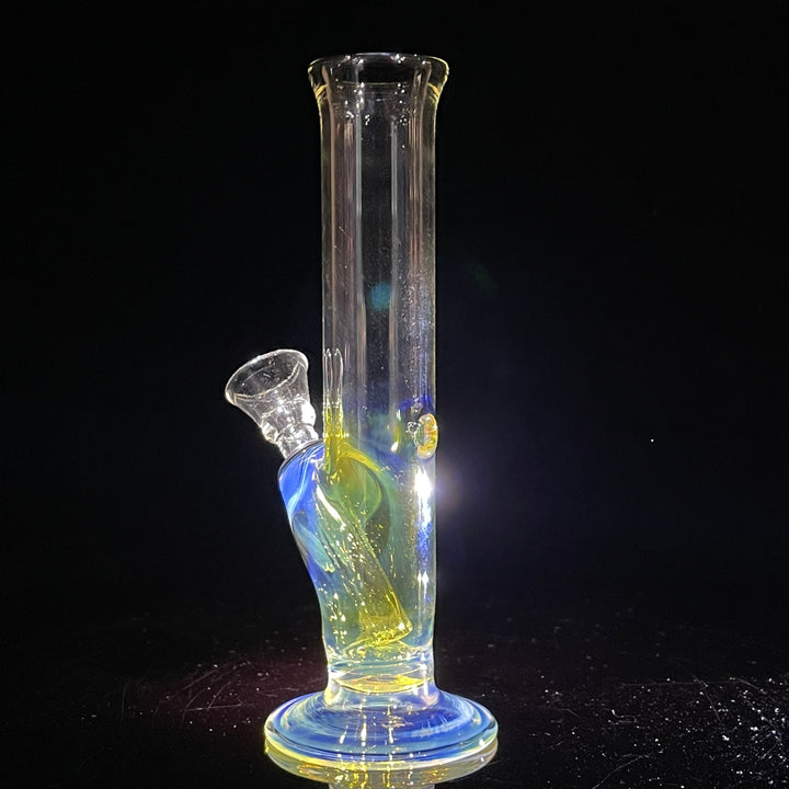 5" Silver Fumed Mini Bong Glass Pipe Mary Jane's Glass