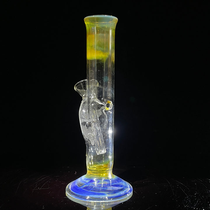 5" Silver Fumed Mini Bong Glass Pipe Mary Jane's Glass