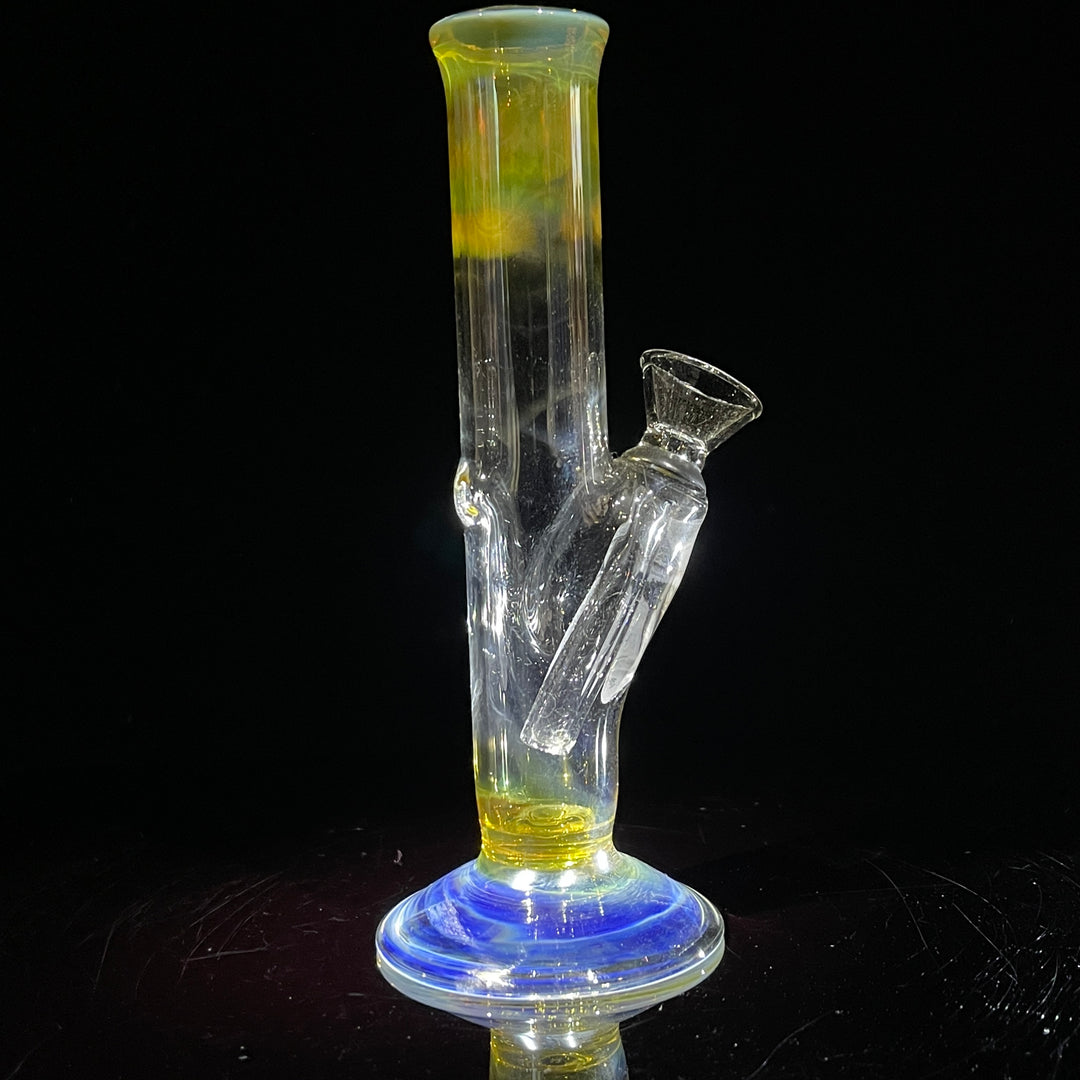 5" Silver Fumed Mini Bong Glass Pipe Mary Jane's Glass