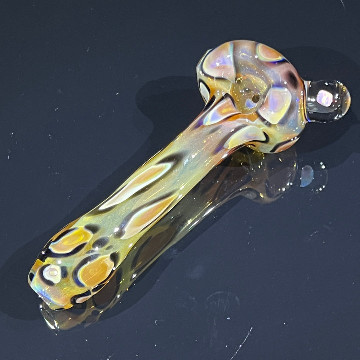 Leopard Opal Pipe Glass Pipe Beezy Glass