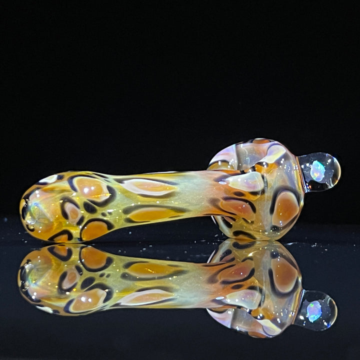 Leopard Opal Pipe Glass Pipe Beezy Glass