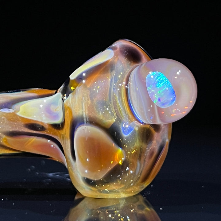 Leopard Opal Pipe Glass Pipe Beezy Glass