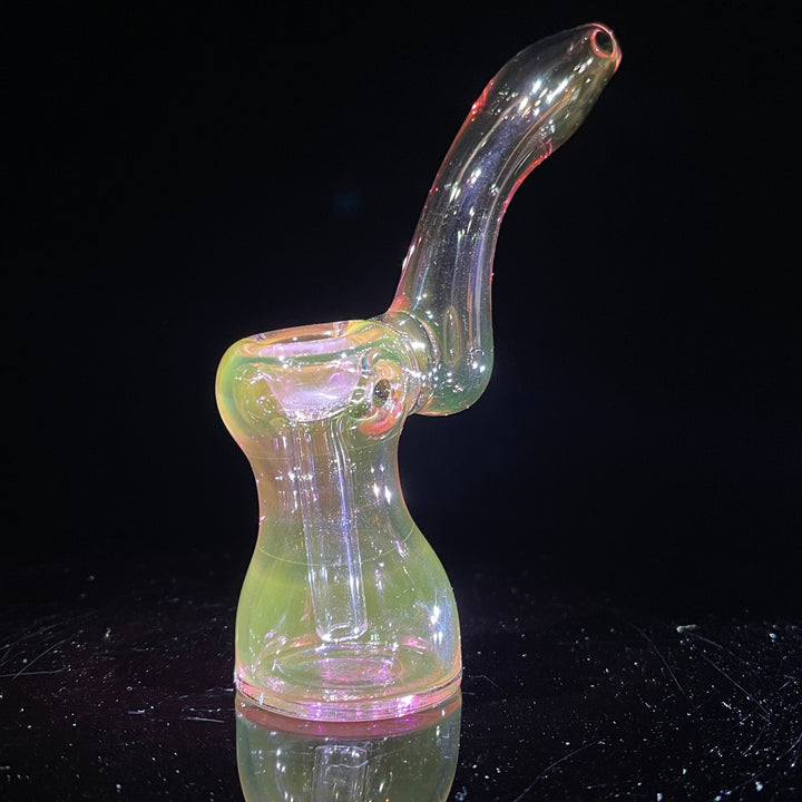 Fumed Bubbler Glass Pipe Mary Jane's Glass   