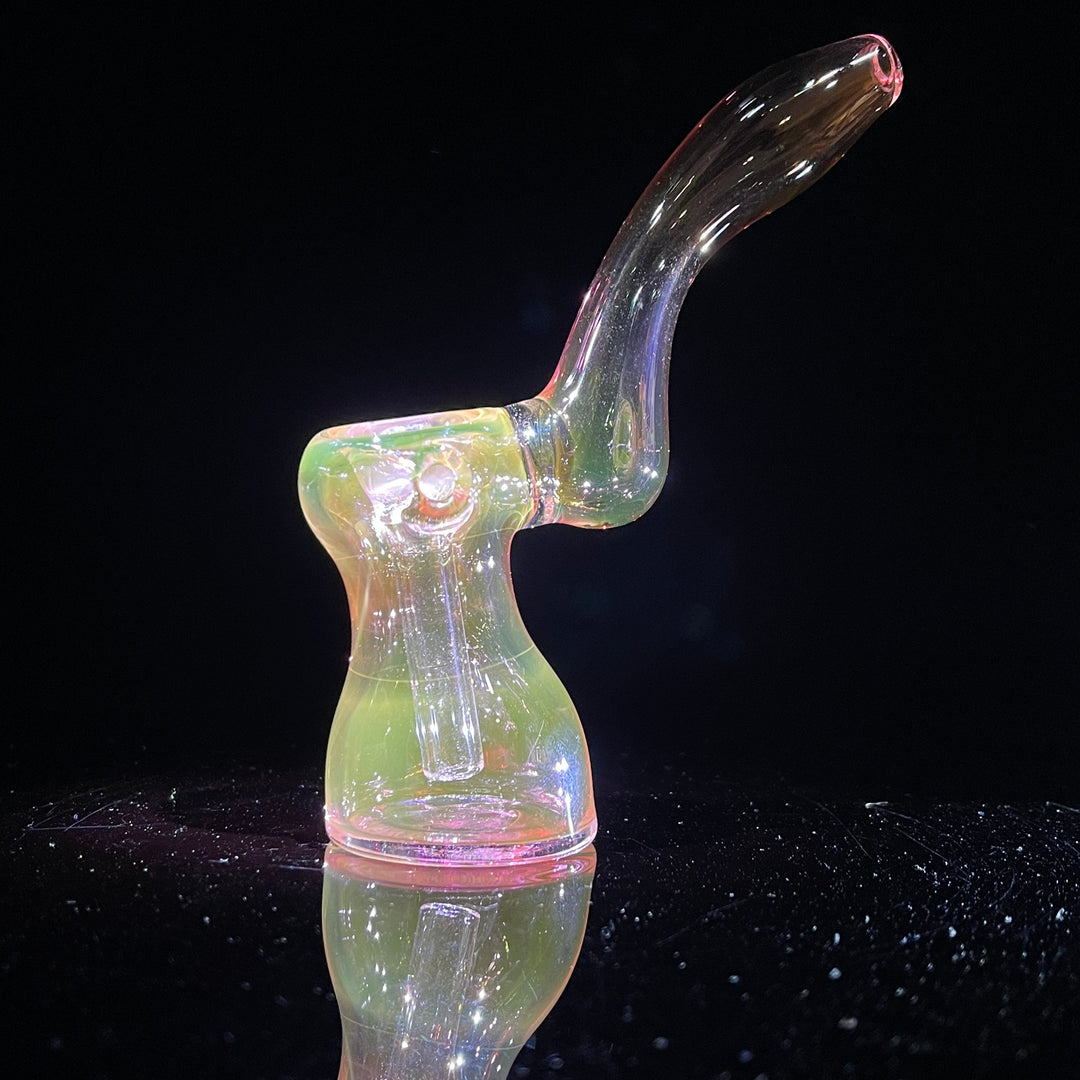 Fumed Bubbler Glass Pipe Mary Jane's Glass   