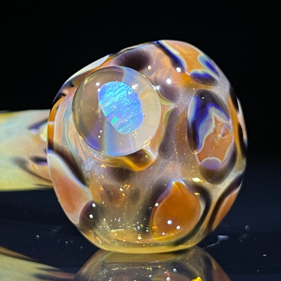 Leopard Opal Pipe Glass Pipe Beezy Glass