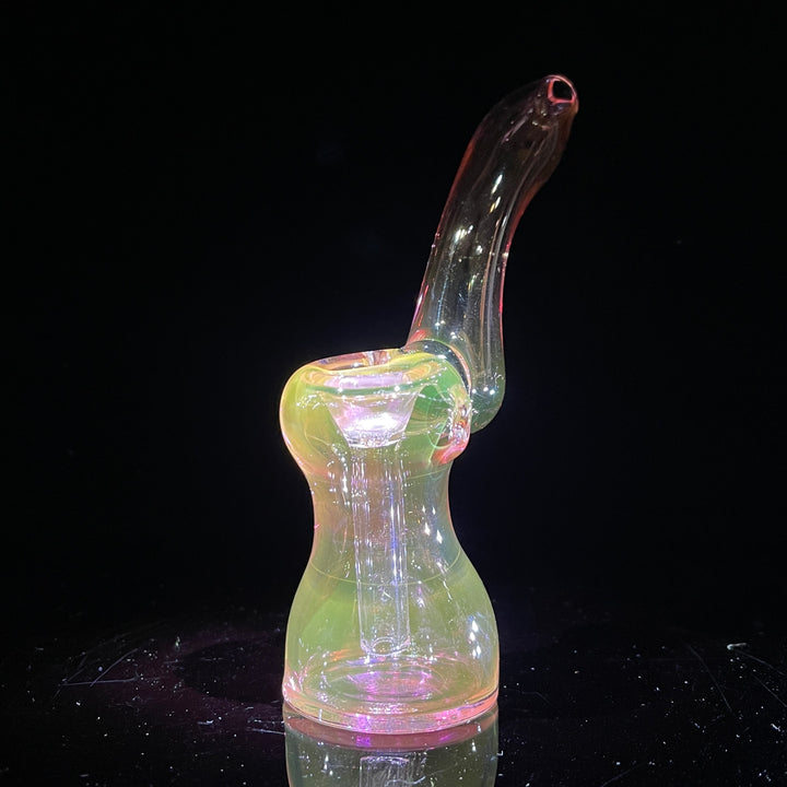 Fumed Bubbler Glass Pipe Mary Jane's Glass   