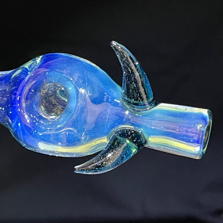 Triple Donut Chillum Glass Pipe Boro Lyon   