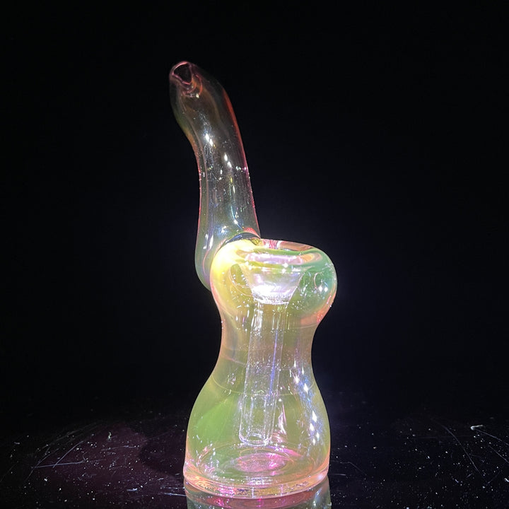 Fumed Bubbler Glass Pipe Mary Jane's Glass   