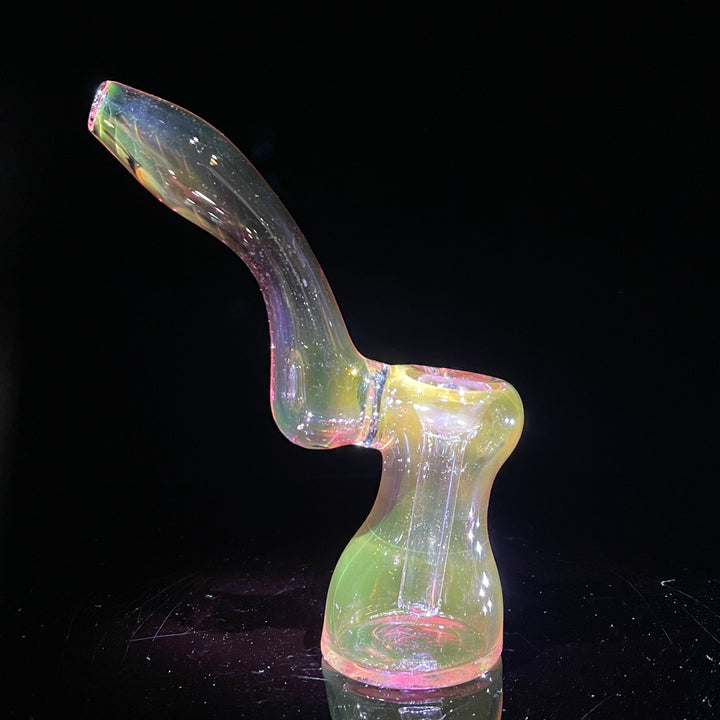 Fumed Bubbler Glass Pipe Mary Jane's Glass   