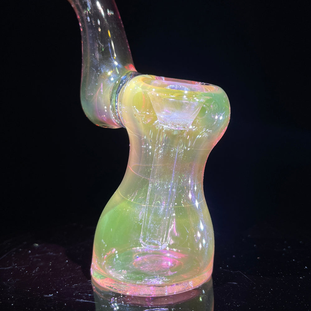 Fumed Bubbler Glass Pipe Mary Jane's Glass   