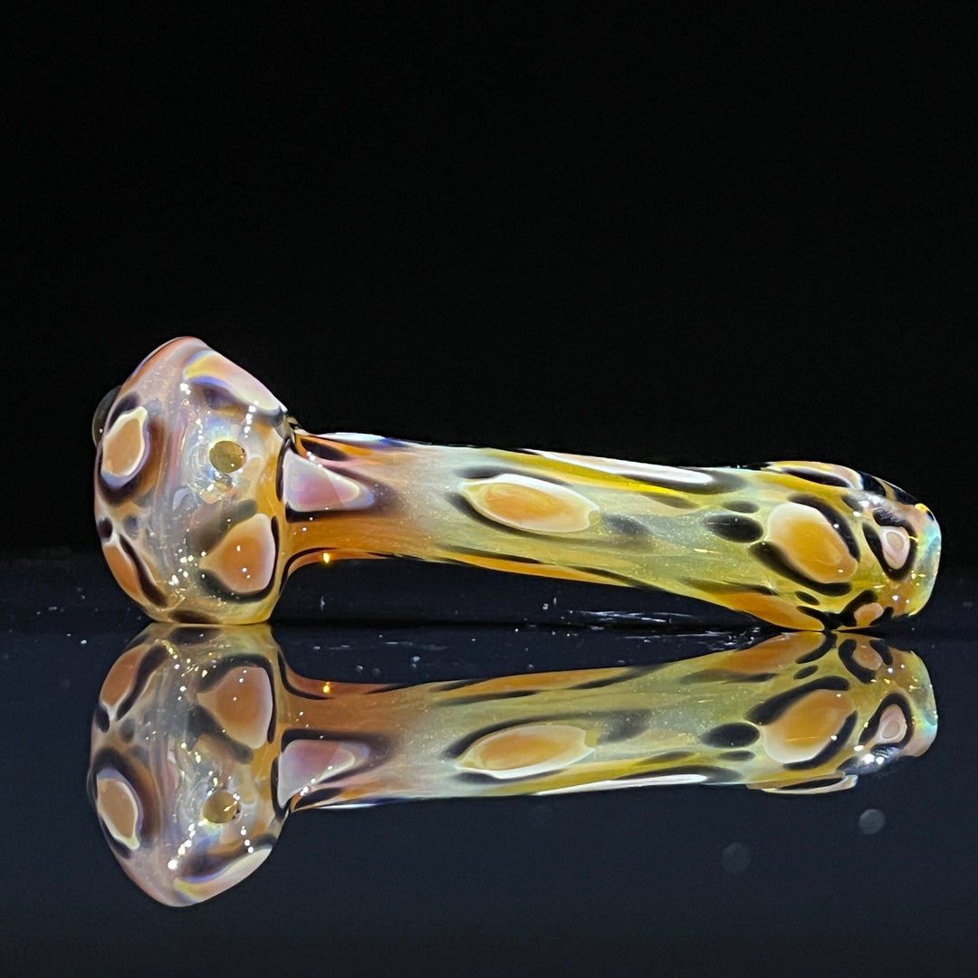 Leopard Opal Pipe Glass Pipe Beezy Glass