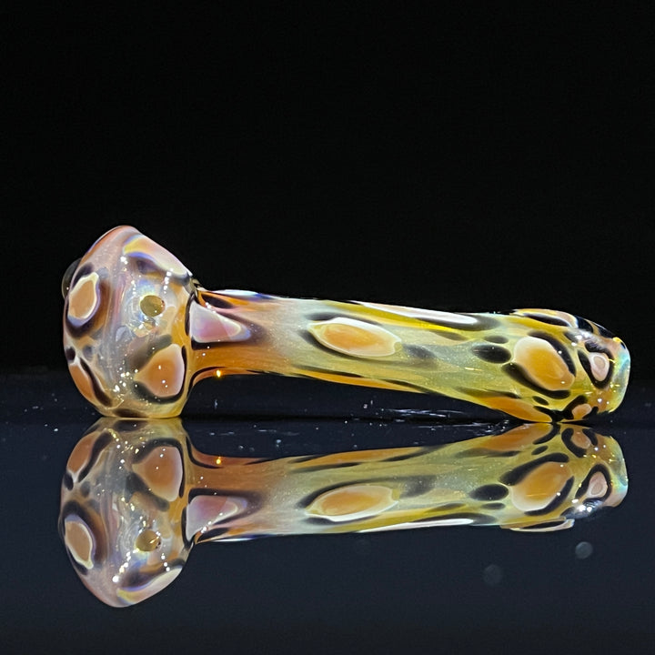 Leopard Opal Pipe Glass Pipe Beezy Glass