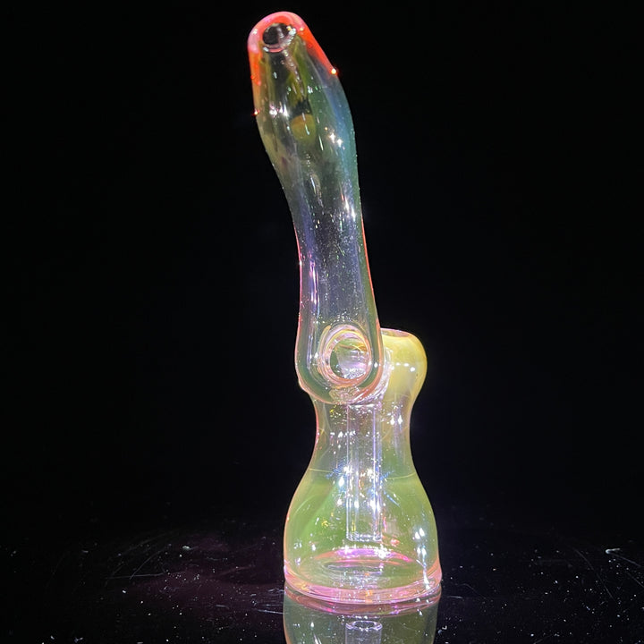 Fumed Bubbler Glass Pipe Mary Jane's Glass   