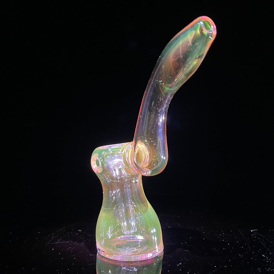 Fumed Bubbler Glass Pipe Mary Jane's Glass   