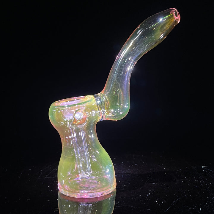 Fumed Bubbler Glass Pipe Mary Jane's Glass   