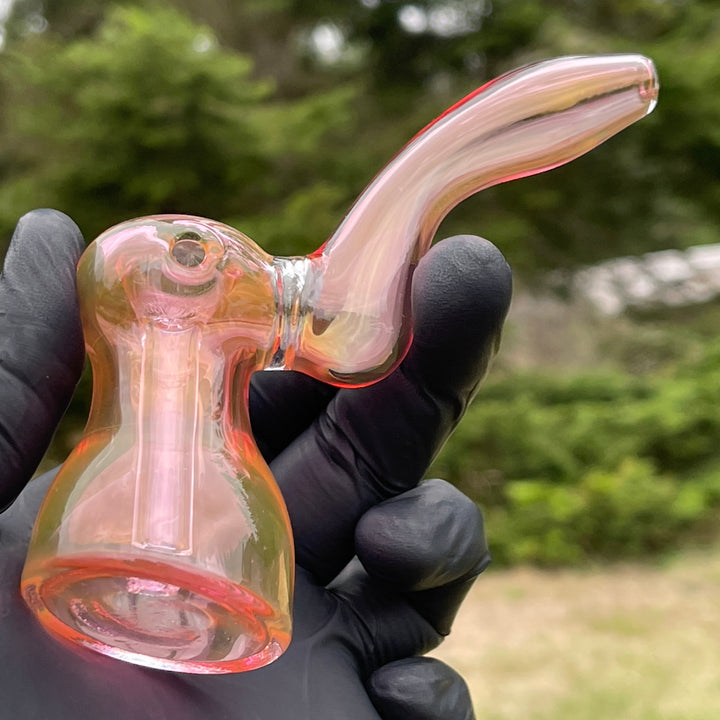 Fumed Bubbler Glass Pipe Mary Jane's Glass   