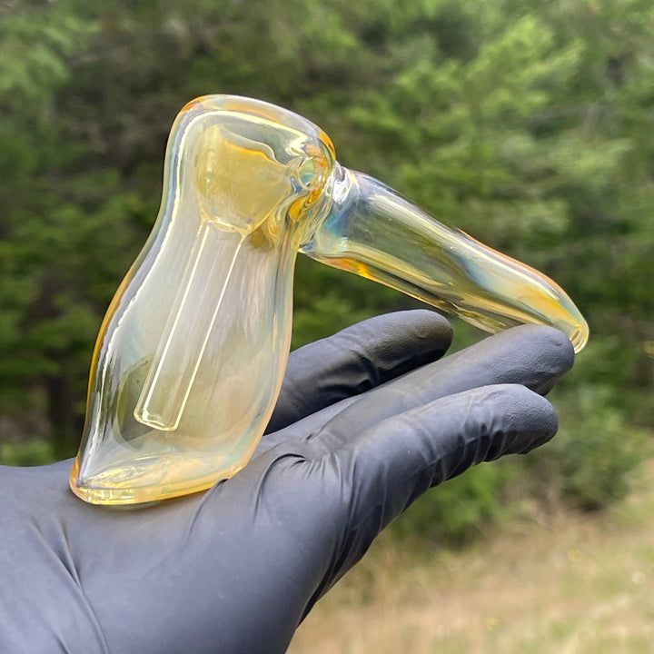 Fumed Bubbler Glass Pipe Mary Jane's Glass   