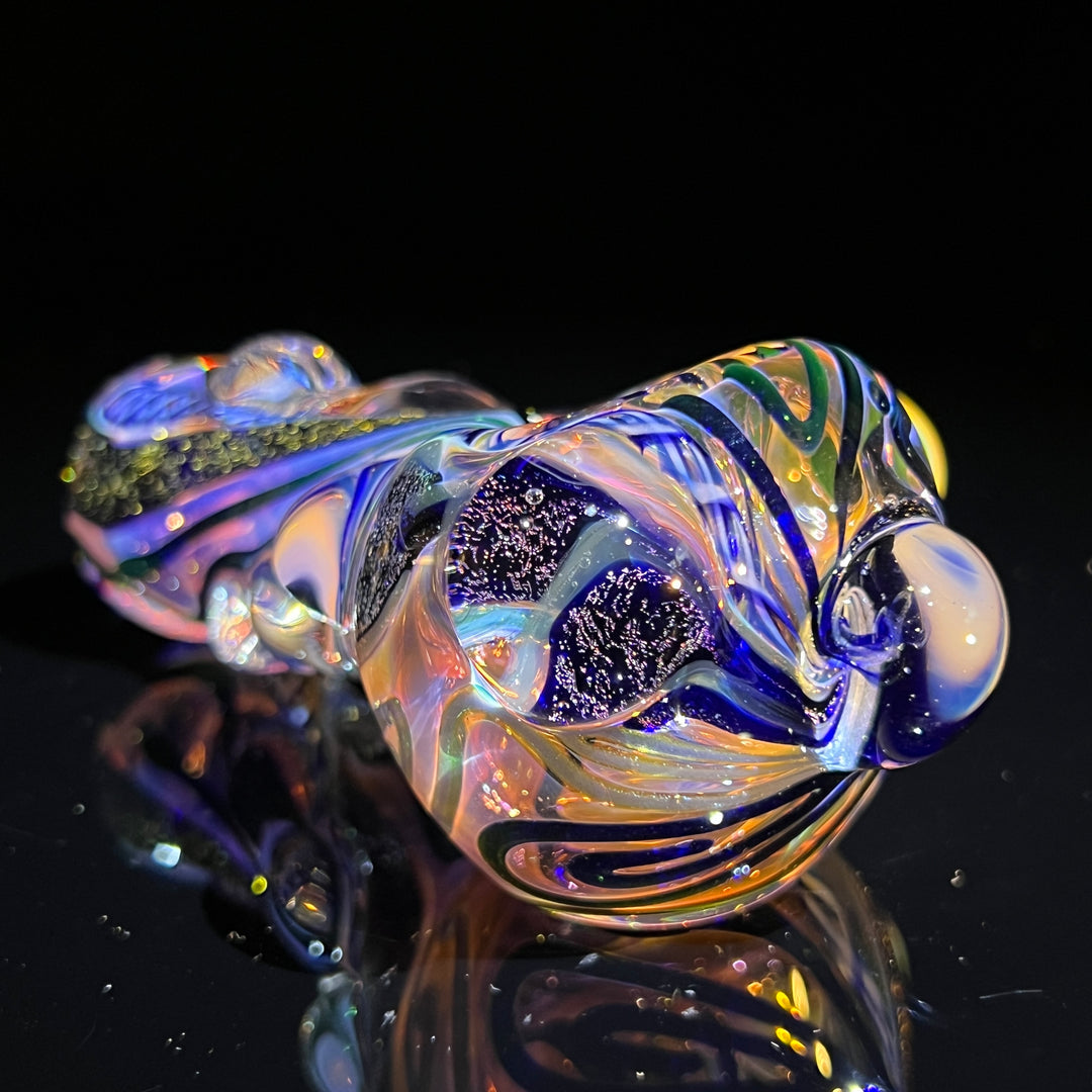 Molten Twisted Chaos Spoon Glass Pipe Molten Imagination   